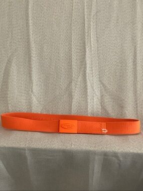 American Eagle Orange Logo Webbing Belt with Matching Buckle